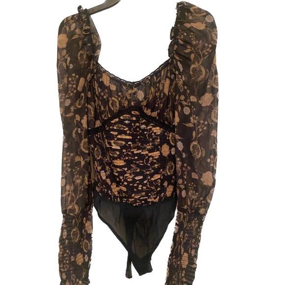 Free People Brunch Date‎ Bodysuit NWOT - Picture 5 of 9